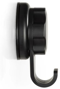 Súprava 2 čiernych samodržiacich nástenných háčikov Compactor Bestlock Black Small Hooks