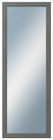 DANTIK - Zrkadlo v rámu, rozmer s rámom 50x140 cm z lišty STEP tmavošedá (3021)