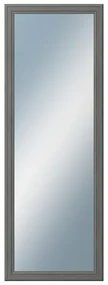 DANTIK - Zrkadlo v rámu, rozmer s rámom 50x140 cm z lišty STEP tmavošedá (3021)