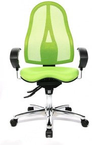 Topstar Topstar - kancelárska stolička Sitness 15 - zelená, plast + textil + kov