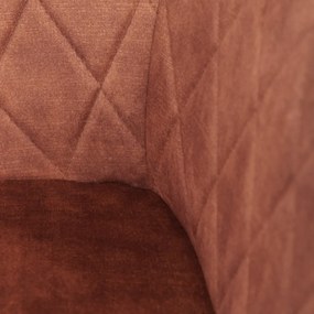 Jedálenské kreslo SATORI brick-red