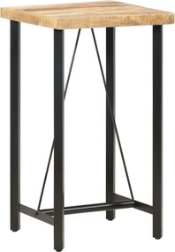 vidaXL Barový stôl 60x60x107 cm masívne mangovníkové drevo