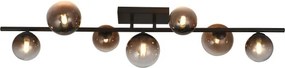 Brilagi - LED Prisadený luster MILLA 7xG9/3W/230V hnedá/dymová hnedá