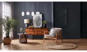 LED Luster na lanku VASO LED/15W/230V biela