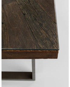 Conley stôl sivý/hnedý 180x90 cm