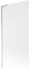 Mexen Next L, 1-krídlová vaňová zástena 90 x 150 cm, 6mm sklo námraza, chrómový profil, 895-090-000-03-30-01