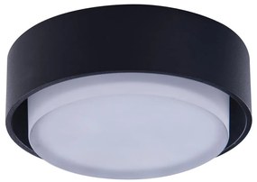 Azzardo AZ4389 - LED Kúpeľňové podhľadové svietidlo KASTORIA 7W/230V IP44 čierna AZ4389