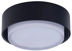 Azzardo Azzardo AZ4389 - LED Kúpeľňové podhľadové svietidlo KASTORIA 7W/230V IP44 čierna AZ4389
