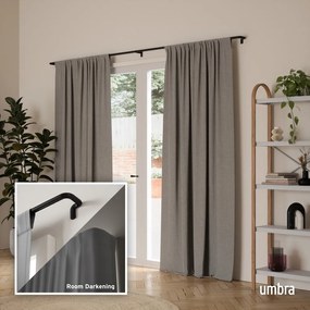 Oceľová roztiahnuteľná garniža 76 - 213 cm Twilight – Umbra