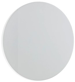 Okrúhla sklenená magnetická tabuľa CAROL, Ø 1000 mm, biela