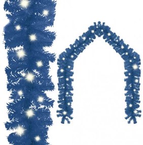 vidaXL Vianočná girlanda s LED svetielkami 20 m modrá-