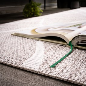 Obsession, Kusový koberec My Tallinn 540 Taupe - na von aj na doma, 160x230, béžová, chodba / predsieň