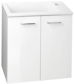 Aqualine Aqualine, ZUNO 50 nábytkové umývadlo 50x25cm, biela, 9050