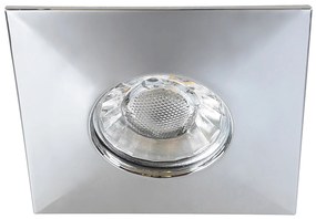 RABALUX Súprava 3x LED podhľadové osvetlenie do kúpeľne RANDY, 4W, teplá biela, hranaté, chrómované