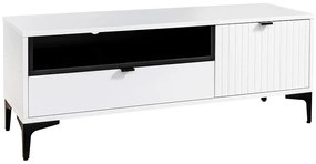 TV Stolík Fabio 1D1S doska biela