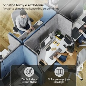 Akustická stena SADIE Carbon Fog 260/145 cm