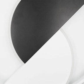 LED Stmievateľné svietidlo LED/70W/230V 3000-6500K biela/čierna + diaľkové ovládanie