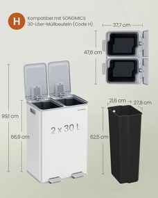 Odpadkový kôš LTB741W02