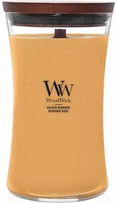 WoodWick Vonná sviečka váza veľká Golden Bourbon, 609 g