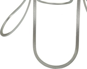 Odkladací stolík Trixy 56 cm strieborný