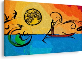 Obraz starovekej maľby (90x60 cm)