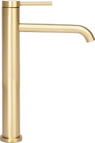 Rea Clif, vysoká umývadlová batéria h-295, zlatá matná, REA-B5329