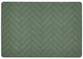 Zelené silikónové prestieranie Södahl Tiles, 33 x 48 cm