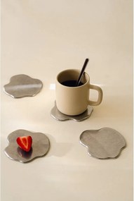 Hnedý/v striebornej farbe antikoro príbor 4 ks pre 1 osobu Noli – noo.ma