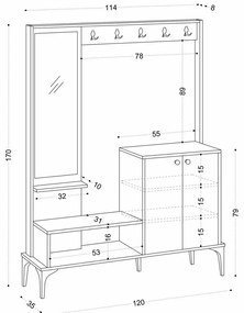 Predsieňová zostava Andy Oak