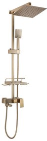 REA-P7050 - Sprchová súprava s batériou JACK, brúsené zlato