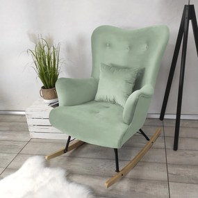 Hojdacie kreslo v škandinávskom štýle Blanco, Farby: Magic Velvet 2227