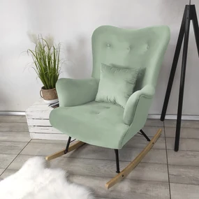 Hojdacie kreslo v škandinávskom štýle Blanco, Farby: Magic Velvet 2227