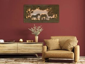 Led obraz Kone na batériu