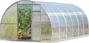 Polykarbonátový skleník 3x10 m záhradný 20x40 mm, tunel z polykarbonátu 6 mm