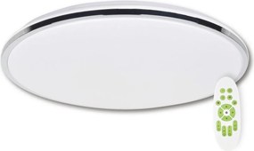 XXXLutz STROPNÉ LED SVIETIDLO, 49/49/6.5 cm - Interiérové svietidlá - 004182001601