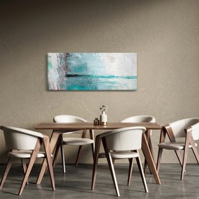 Obraz - Abstraktné olejomaľba (120x50 cm)