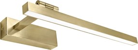 Toolight Toolight, LED nástenné svietidlo, 40cm, 8W, 4000K, 1500lm, SWE031-1W, zlatá matná, OSW-20130