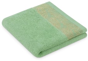 Sada 3 ks ručníků ALLIUM klasický styl světle zelená