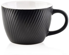Hrnček SALLY LINES 480 ml čierny