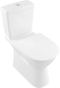 VILLEROY &amp; BOCH ViCare WC misa kombi (zvýšená) s hlbokým splachovaním bez vnútorného okraja, zadný odpad, 360 x 710 mm, biela alpská, s povrchom AntiBac a CeramicPlus, 4620R0T2