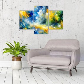 Obraz - Abstraktný slnečný deň (90x60 cm)