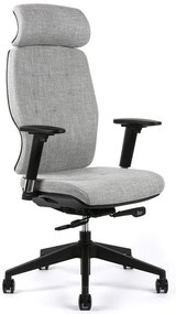 OFFICE PRO Manažérska kancelárska stolička SELENE sivá