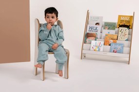 Otvorená montessori knižnica pre deti od 1 roka (biela), 83 x 90 cm