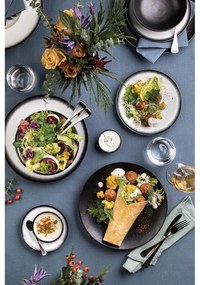 Čierny keramický servírovací tanier Maxwell &amp; Williams Caviar Baguette