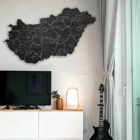 SENTOP | Drevená nástenná mapa Maďarsko - 40 dielikov | SENTOP M005