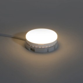 Sada 5 GX53 stmievateľných LED žiaroviek s teplým svetlom 7W 750 lm 2700K-4000K