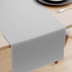 Goldea behúň na stôl 100% bavlnené plátno - sivý 35x160 cm