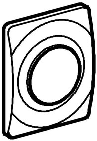 GROHE 37018SH0 - Ovládacie tlačidlo SURF 116 × 144 mm biela