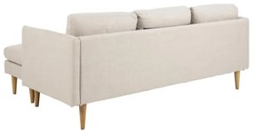 Rohová sedací souprava Milly 201 cm béžová univerzální