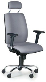 Kancelárska stolička FLEXIBLE, sivá